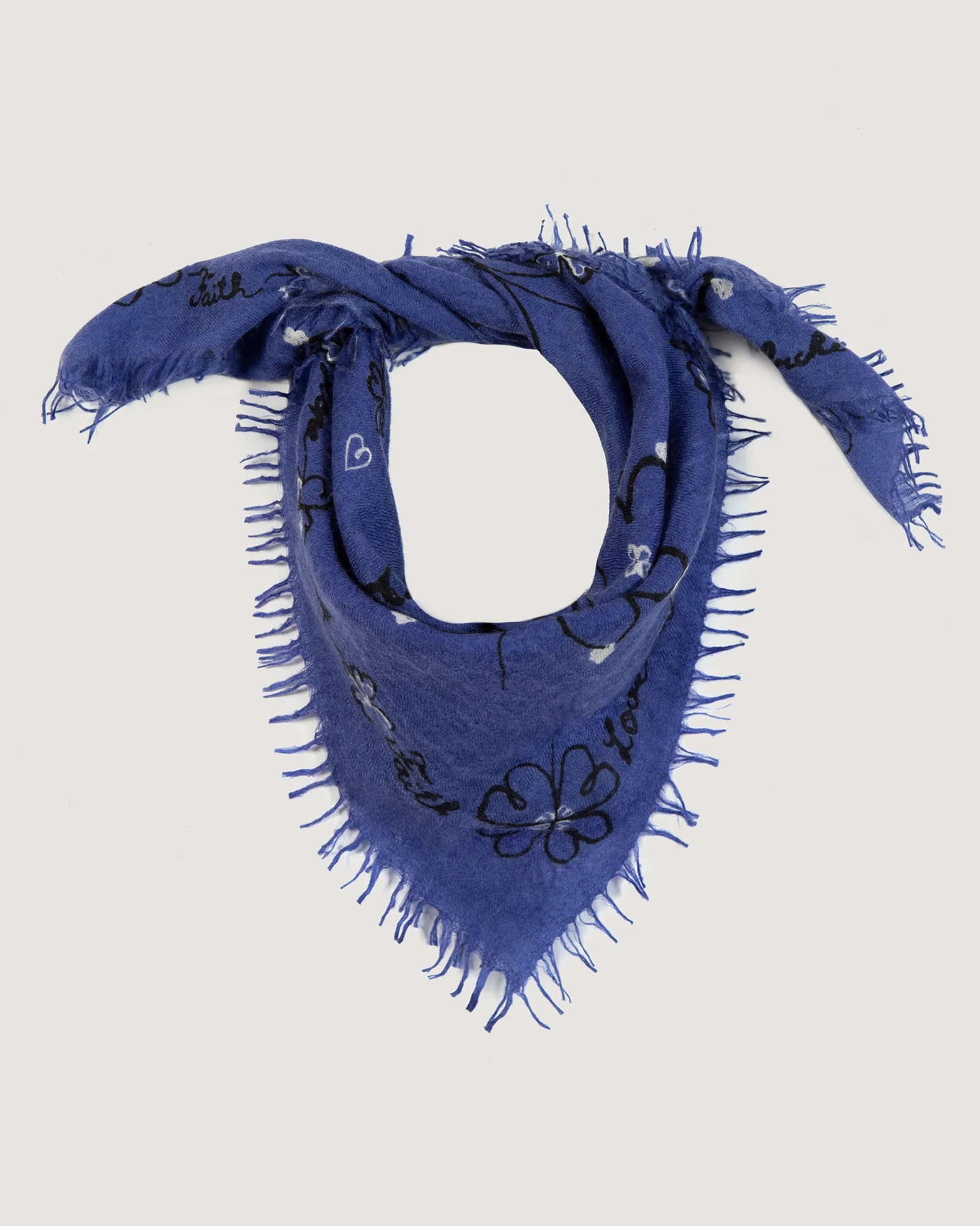 "Clover Hope" bourdaloue cashmere scarf - Image 11