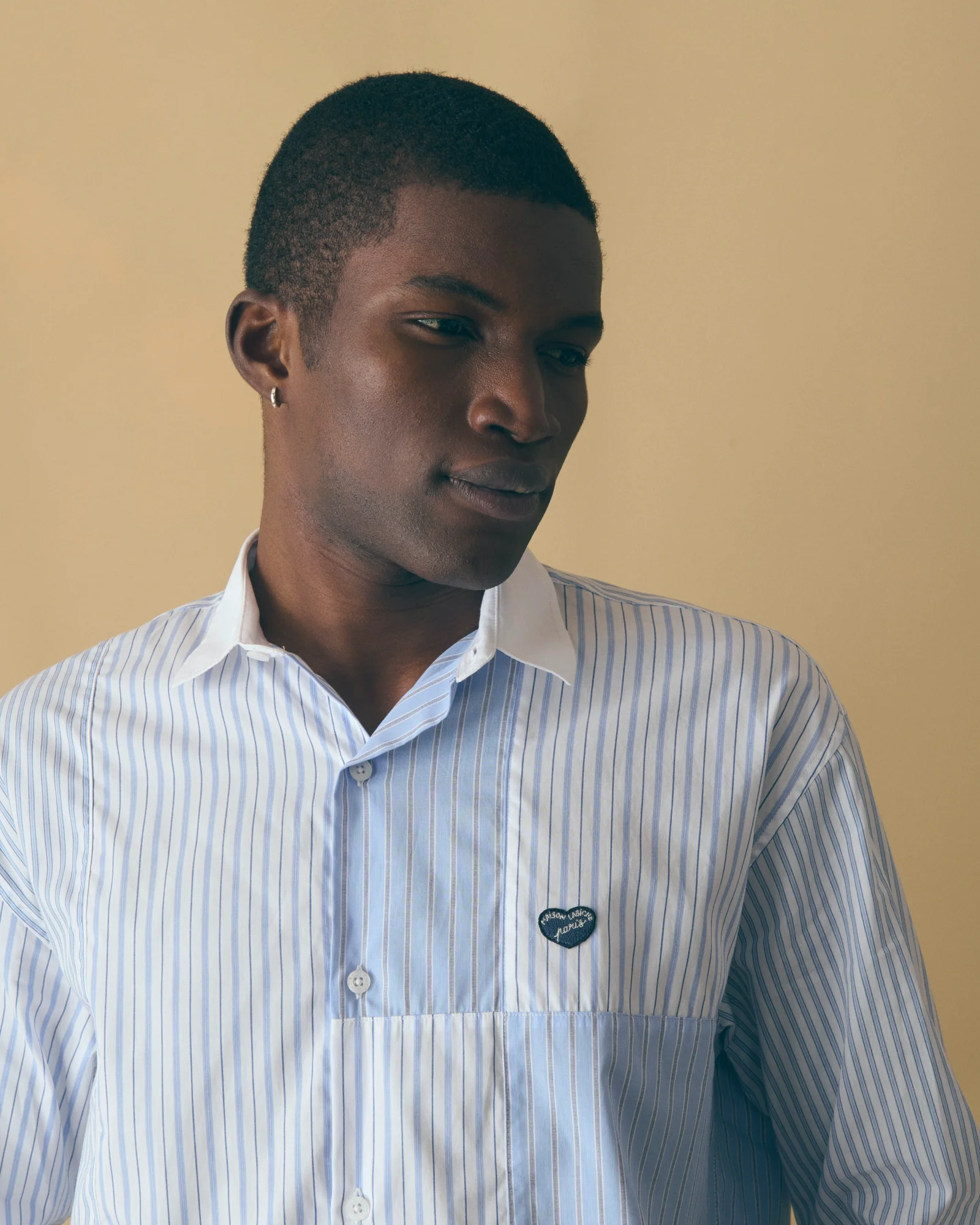 "Cotton Poplin" breteuil patchwork shirt - Image 4