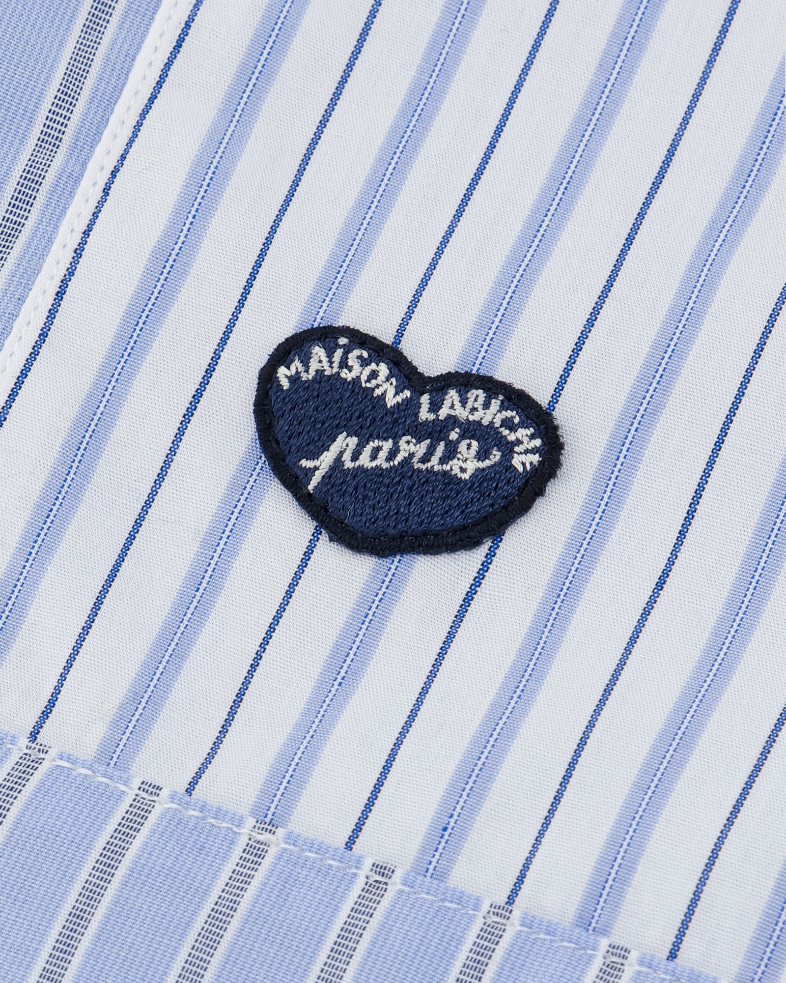 "Cotton Poplin" breteuil patchwork shirt - Image 5