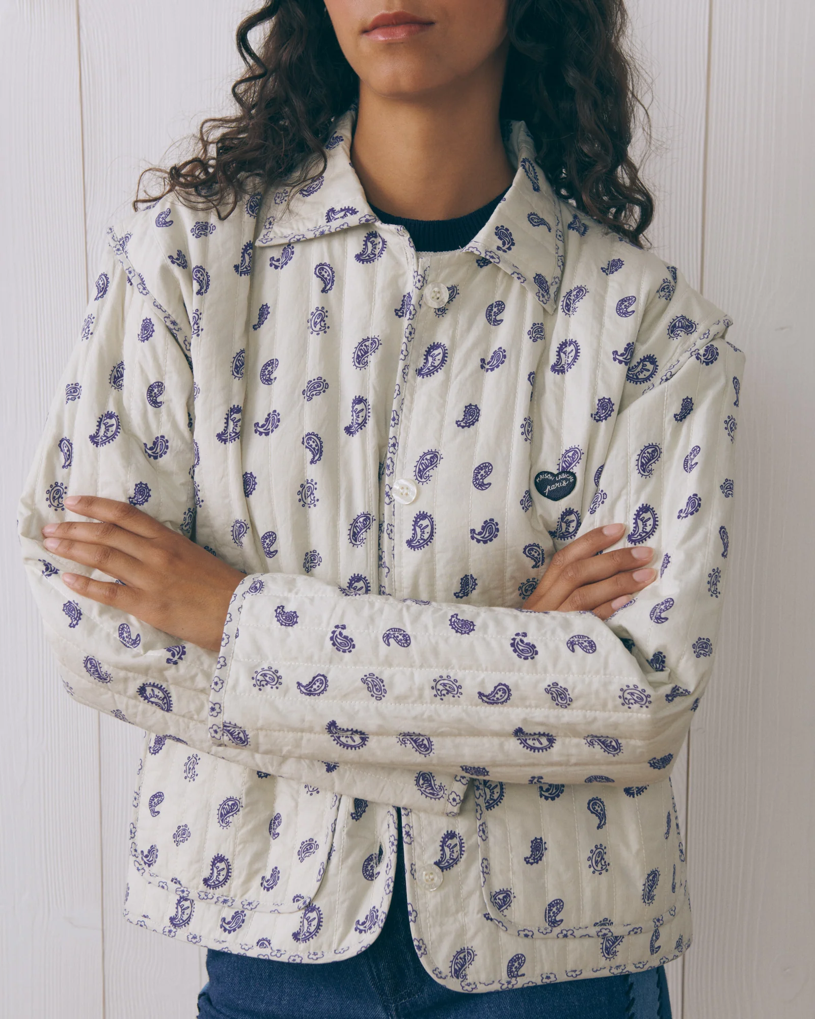 "Cashmere Print" widor jacket - Image 4