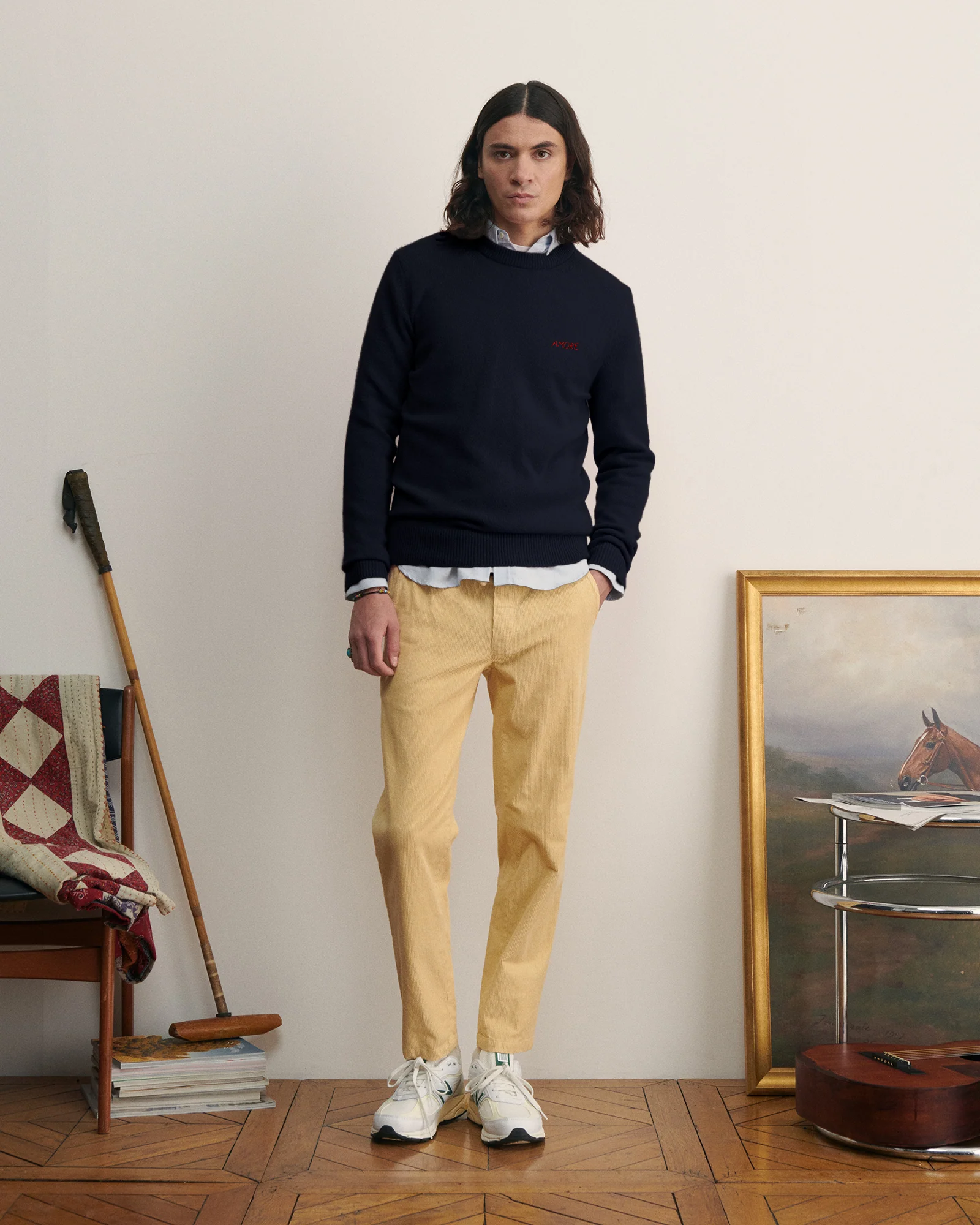 The Grand Cerf Mens Sweater "in wool to personalize" - Image 6