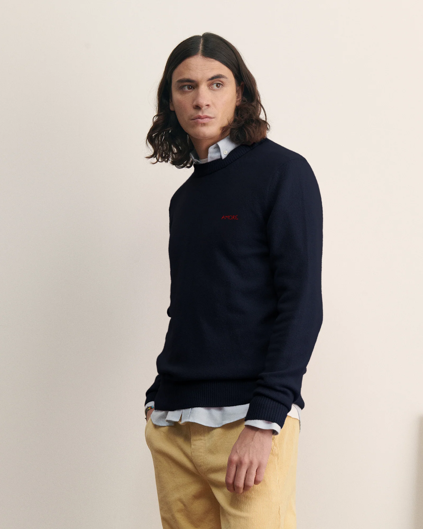 The Grand Cerf Mens Sweater "in wool to personalize" - Image 8