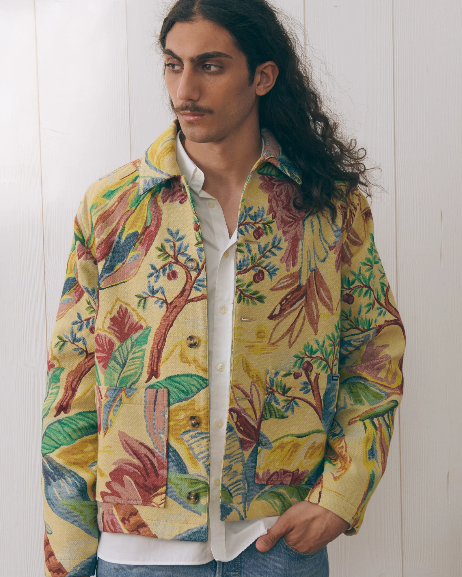 Tropical "Jacquard" lemonnier jacket - Image 6