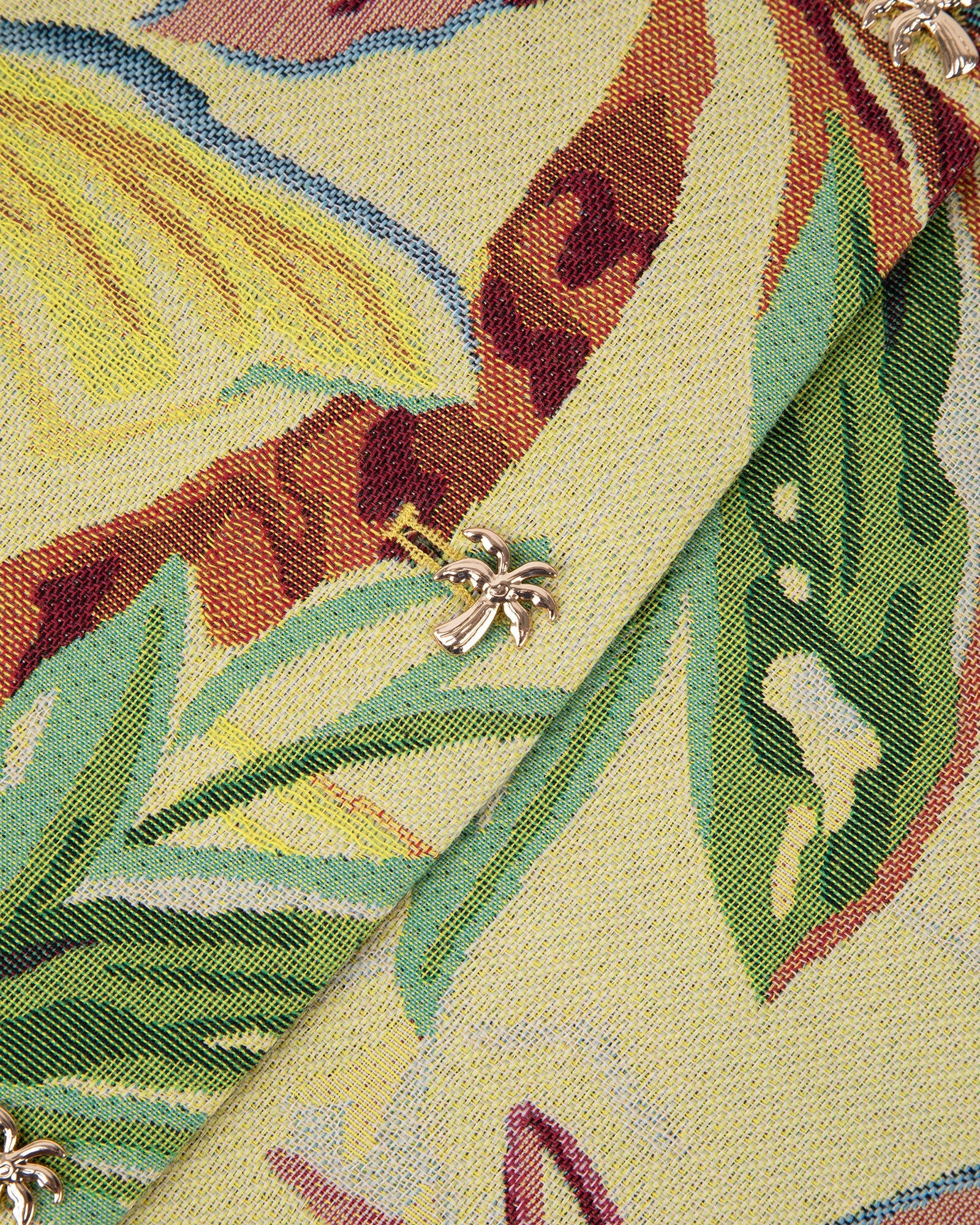 Palm Tree "Jacquard" valhubert sleeveless jacket - Image 10