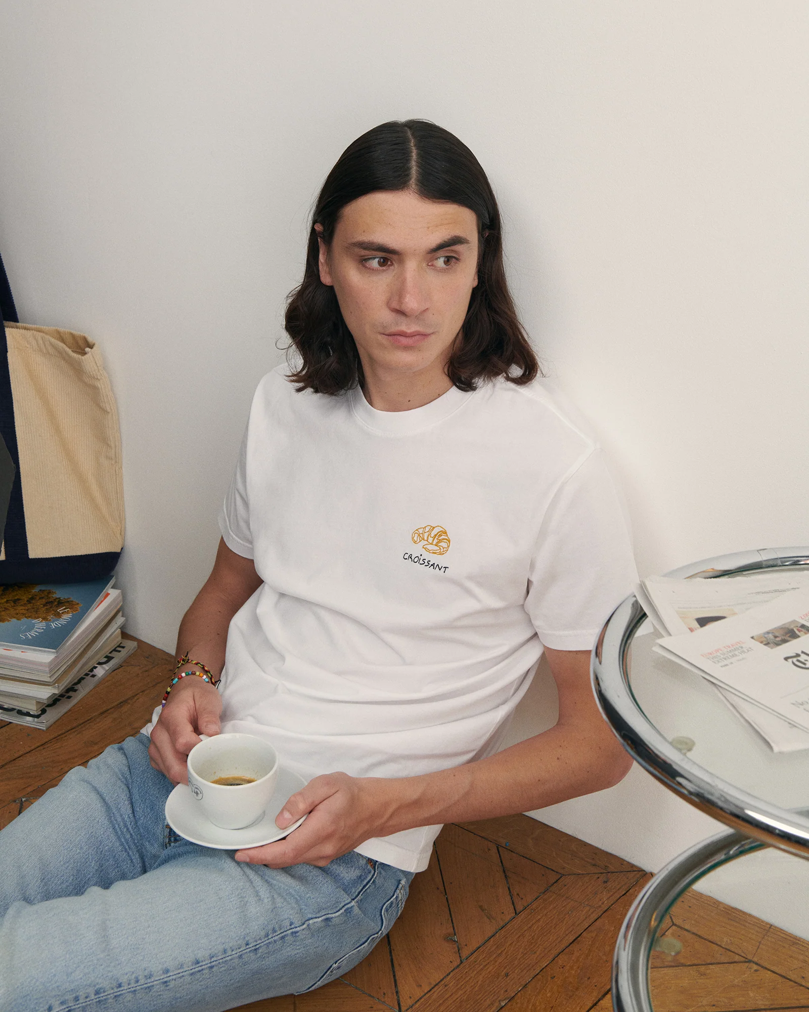 "Croissant" Unisex popincourt t-shirt - Image 4
